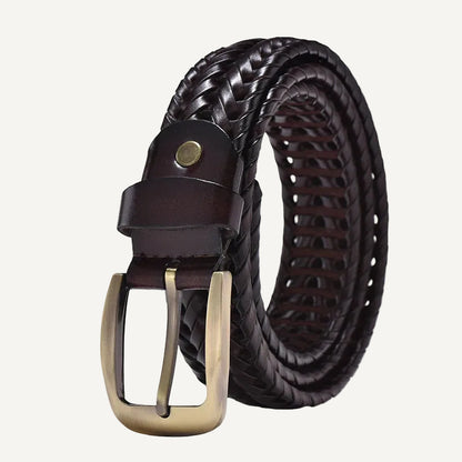 La Léa — Ceinture cuir tressé style bohème femme