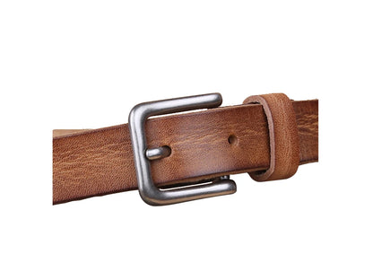 La Diane — Ceinture cuir vintage femme portée
