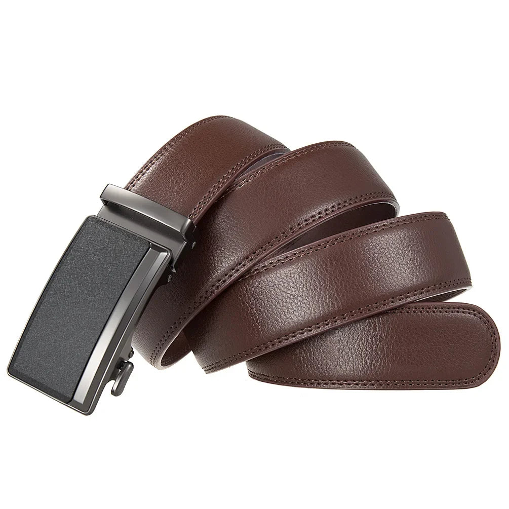 L’Édouard — Boucle automatique homme cuir marron