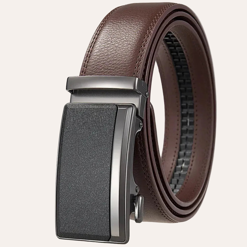 L’Édouard — Ceinture cuir homme grande taille boucle automatique