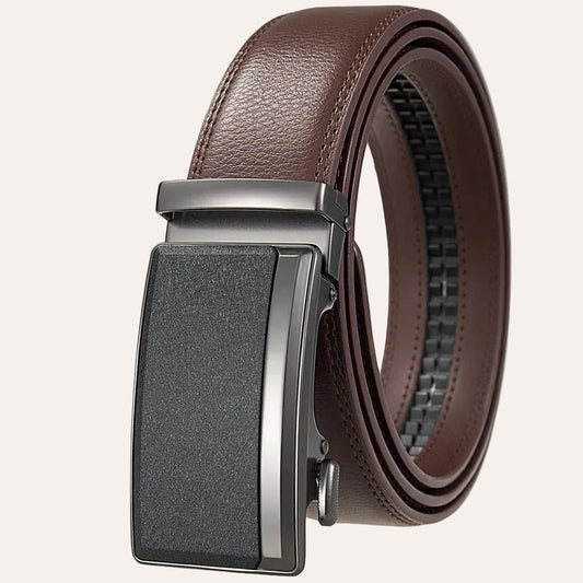 L’Édouard — Ceinture cuir homme grande taille boucle automatique