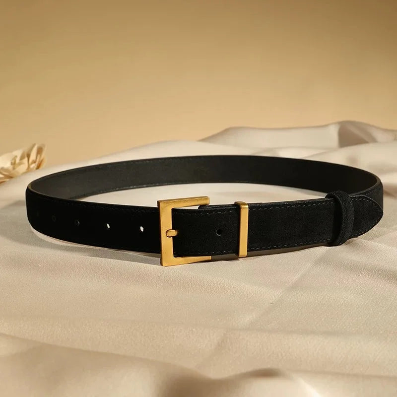 La Victoire — Ceinture suédée large vue complète