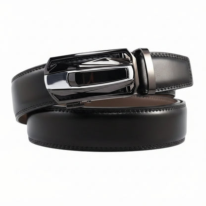 L’Armand — Cuir véritable homme boucle bicolore vue complète