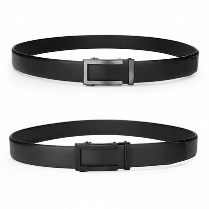 Le Marcel — Ceinture cuir homme style contemporain noir