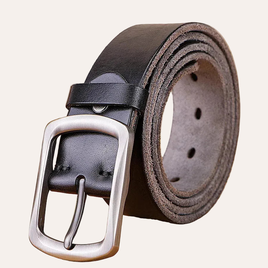 Le Louis — Ceinture cuir vieilli homme boucle ardillon vintage