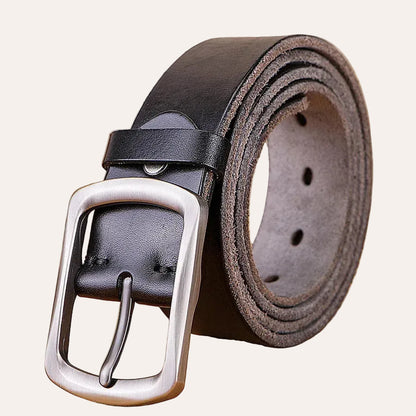 Le Louis — Ceinture cuir vieilli homme boucle ardillon vintage
