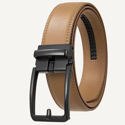 Le Victor — Ceinture cuir homme portée boucle automatique