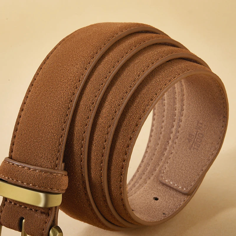 La Margot — Ceinture large suédée femme portée