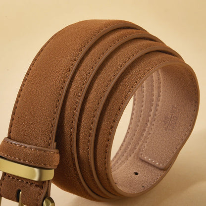 La Margot — Ceinture large suédée femme portée