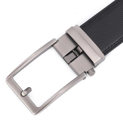 Le Victor — Cuir véritable homme noir boucle automatique