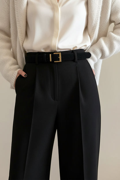 La Victoire — Ceinture suédée femme portée